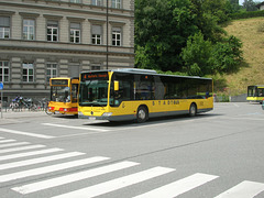 DSCN1935 Feldkirch, Austria: Nigg Bus FK BUS 13 and Austrian Postbus (ŐBB-Postbus) BD 14965