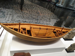 Musée d'Histoire de Marseille : maquette de bateau-dragueur.