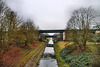 Emscher von der alten Zechenbahnbrücke aus (Recklinghausen) / 11.12.2021