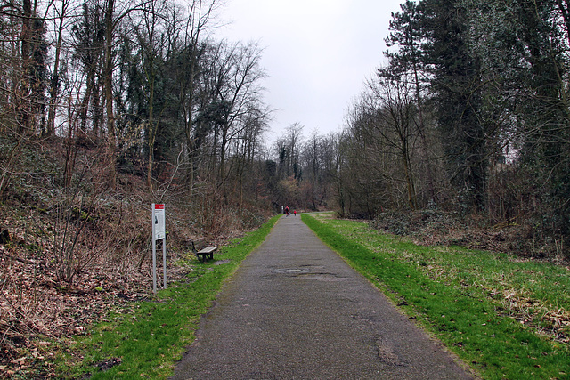 Weg zum Südpark (Wattenscheid-Höntrop) / 17.02.2024