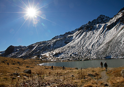 Auf dem Flüelapass