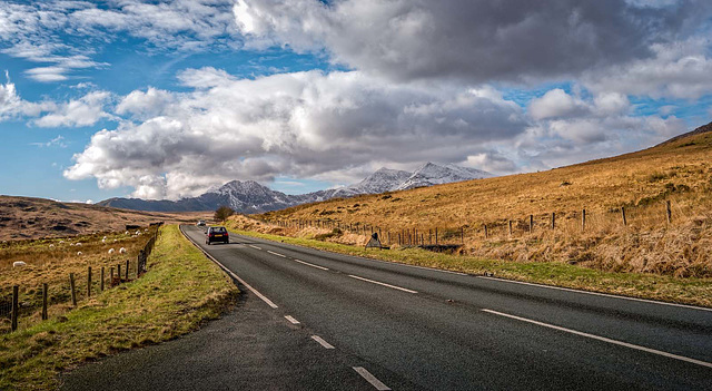 Snowdonia landscape.