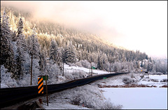 One morning near Clinton, BC