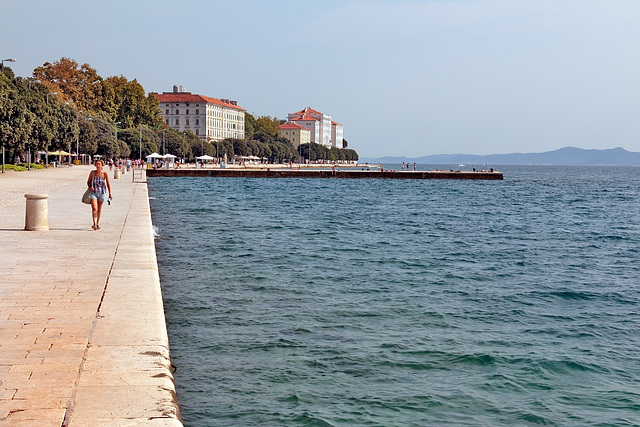 Zadar - Die Uferpromenade (1)