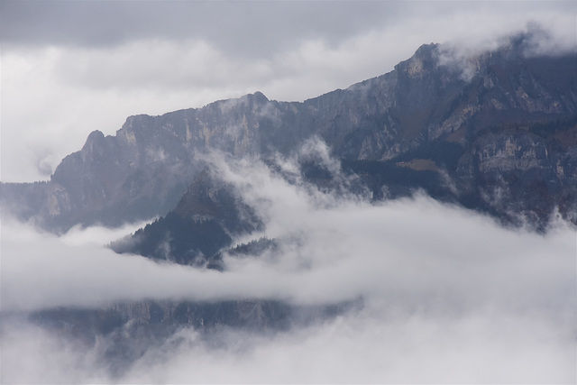 nuage et montagne