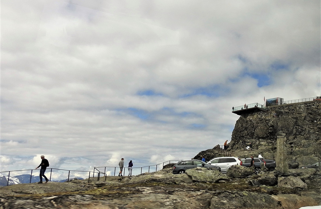 Aussichtsplattform auf dem Dalsnibba