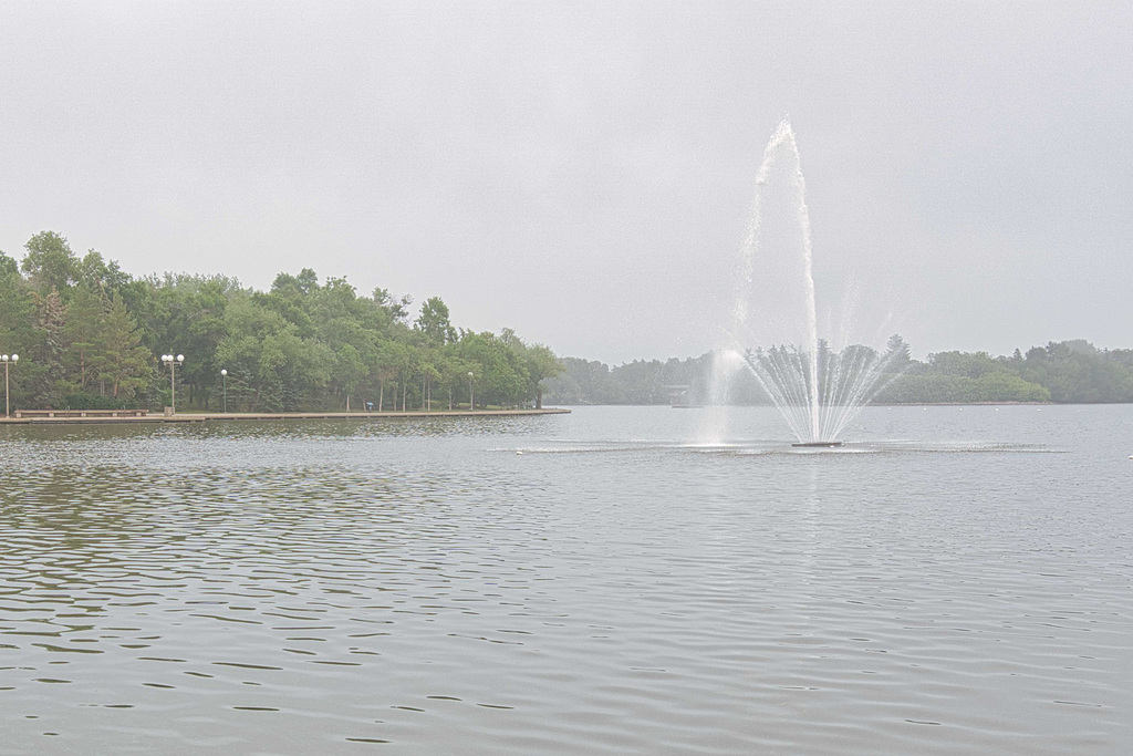 fountain in fog 2