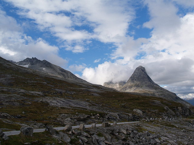 Bispen Mountain (1462m) from Alnesvatnet