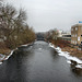 Die Volme von der Brücke Herdecker Straße aus (Hagen-Vorhalle) / 3.03.2018