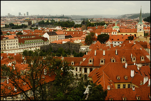 Prague rooftops