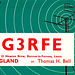 England Shortwave Radio Card, 1968