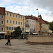 Traunstein, Stadtplatz mit Lindlbrunnen