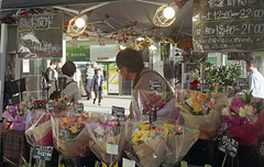 Flower shop in the station