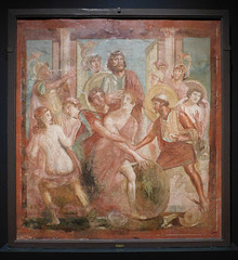 Achilles on the Island of Skyros Fresco, ISAW May 2022