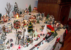 Lighted Christmas Village