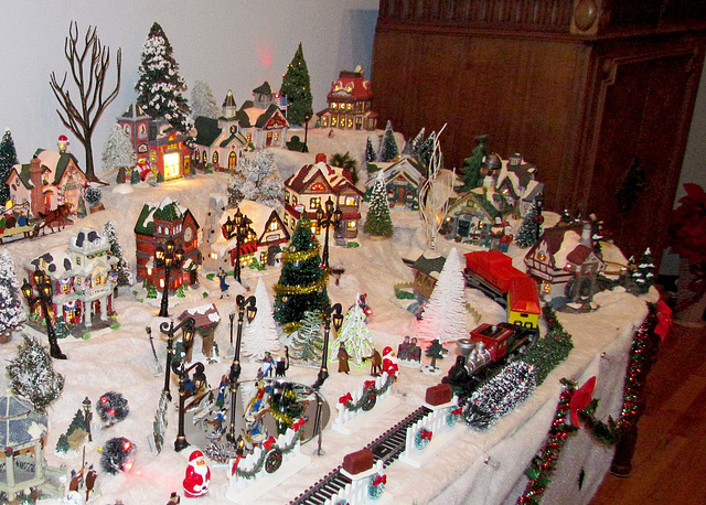 Lighted Christmas Village