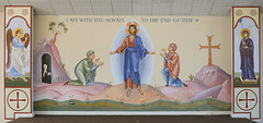 Mural of St Edwards Church, Lees, Oldham