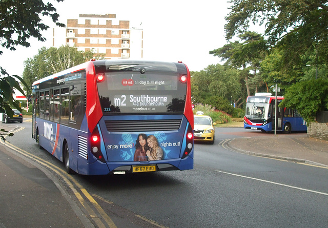 DSCF3546 More Bus 223 (HF67 EUD) and 246 (HF18 CHY) in Bournemouth - 26 Jul 2018 DSCF3546 More Bus 223 (HF67 EUD) and 246 (HF18 CHY) in Bournemouth - 26 Jul 2018