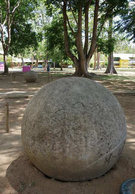 Ancient stone sphere