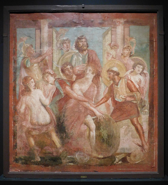 Achilles on the Island of Skyros Fresco, ISAW May 2022