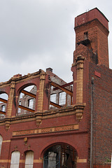 Fire Damaged, Co-Op Wholesale Society Factory, Belmont Row, Birmingham, West Midlands
