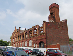 Fire Damaged, Co-Op Wholesale Society Factory, Belmont Row, Birmingham, West Midlands
