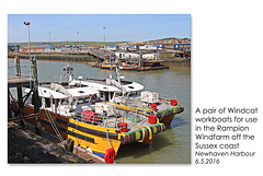 Windcat Rampion workboats - Newhaven - 6.5.2016