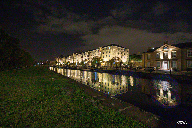 Glasgow by night, Speirs Wharf