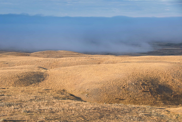 fog in a valley