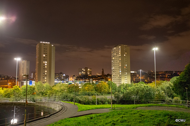 Glasgow by night, Speirs Wharf