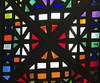 Leonard French, stained glass ceiling (1968), detail