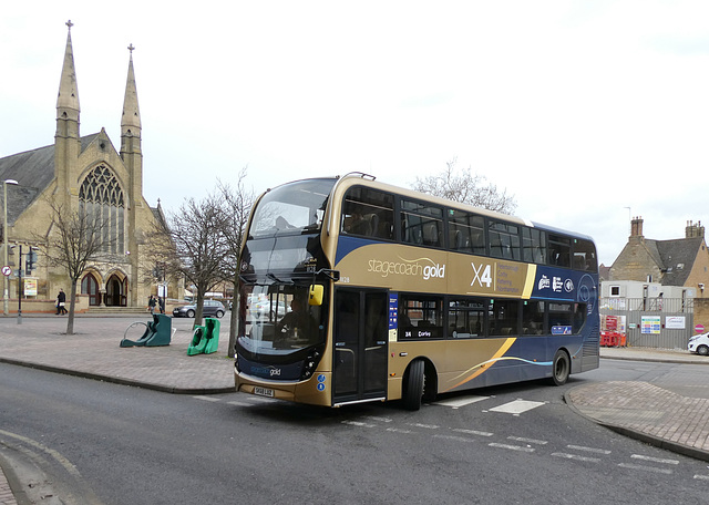 Stagecoach Midlands 11128 (SK68 LUZ) in Peterborough - 18 Feb 2019 (P1000395)