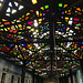 Leonard French, stained glass ceiling, 1968