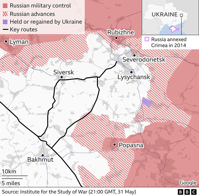 UKR - Severodonetsk , 31st May 2022