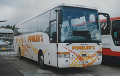 Fowlers Travel T744 JHE on display at Showbus, Duxford – 26 Sep 1999 (423-21)