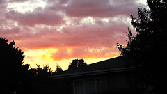 Sunset.