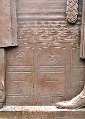 Detail of Tyson Smith Bronze Relief, Liverpool Centotaph