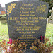 shotley church, suffolk (44) c21 tombstone with tractor to eileen whayman +2010 and husband leslie