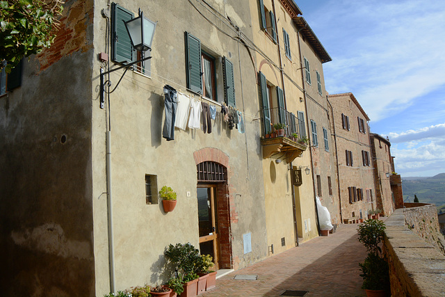 Italy, Pienza, Via del Casello