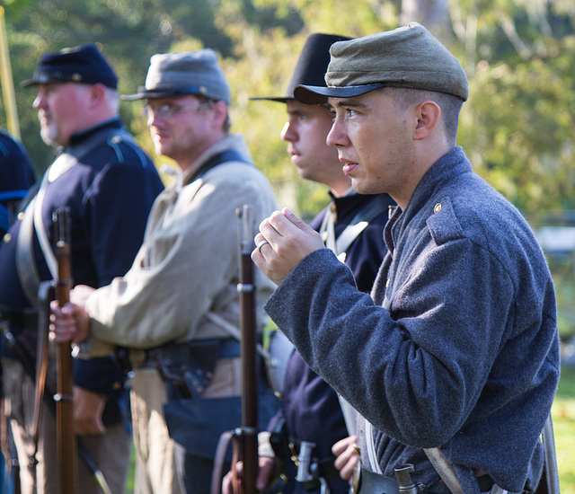 LIne of soldiers