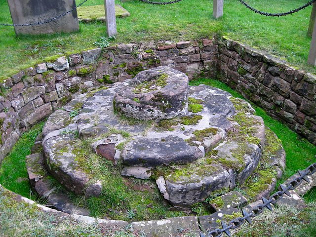 Anglo Saxon Cross at the Church of St Bartholomew, Penn