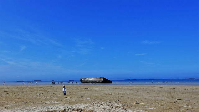 Arromanches les Bains F / Invasions-Küste