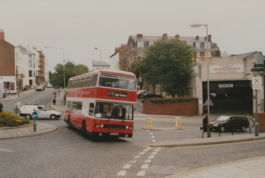 East Yorkshire Motor Services 532 (A532 OKH) in Scarborough - 12 Aug 1994 (236-99)