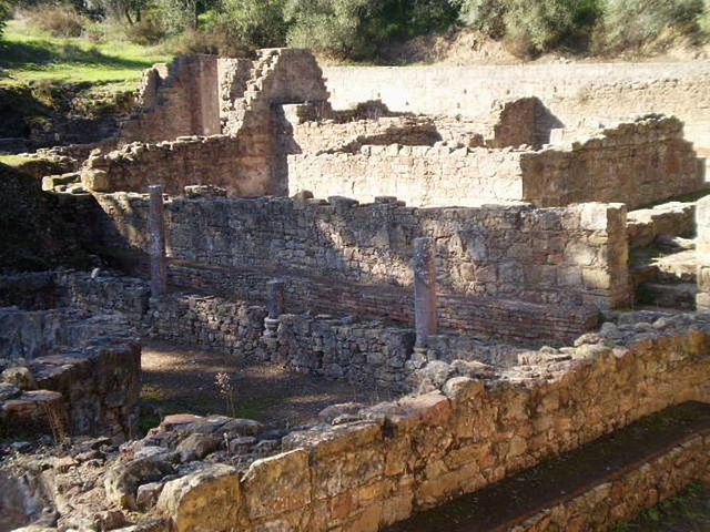 Roman baths.