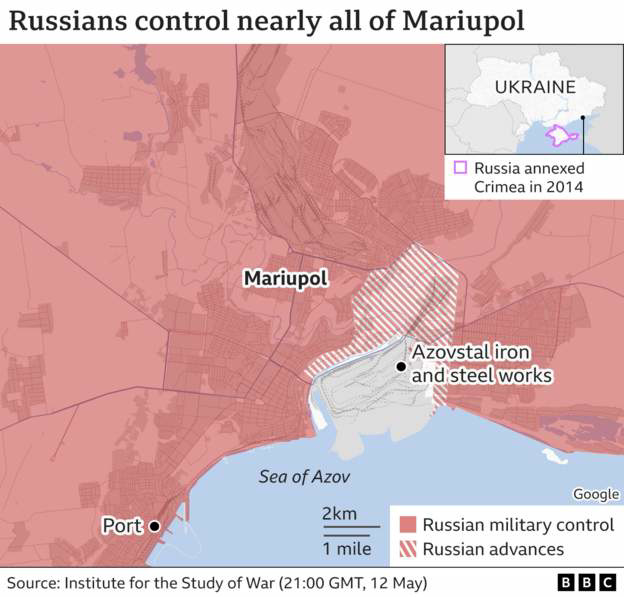 UKR - Mariupol siege , 12th May 2022