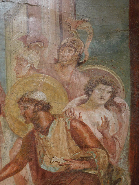 Detail of the Achilles on the Island of Skyros Fresco, ISAW May 2022