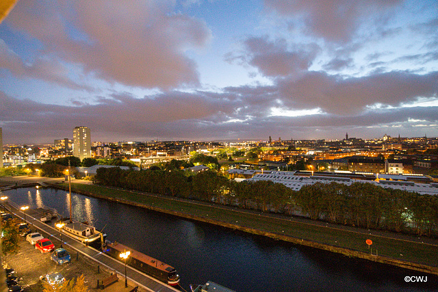 Glasgow by night, Speirs Wharf