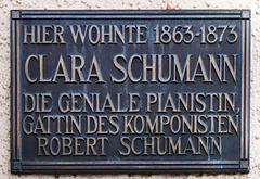 Clara Schumann Tafel Baden-Baden