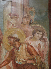 Detail of the Achilles on the Island of Skyros Fresco, ISAW May 2022