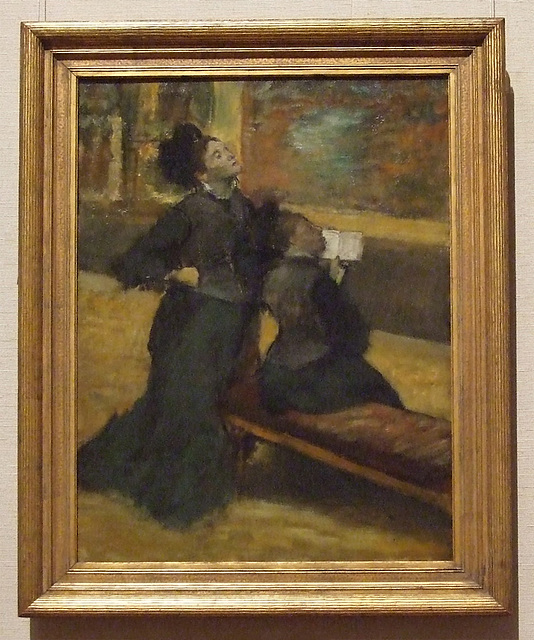 Visit to a Museum by Edgar Degas in the Boston Museum of Fine Arts, July 2011